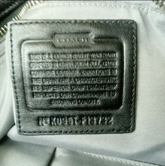 Coach black leather Ashley shoulder bag - Picture 4 of 4